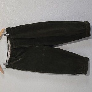 Vintage Mens Moss Green Orvis Corduroy Pants Waist 34